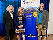 Rainer Matzner (Schulleiter i.R.), Mariella Gomez, Ulrich Schwarzmaier (kom. Schulleiter)