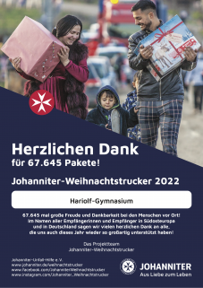 Weihnachtstrucker-Dankurkunde 2022