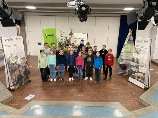Die Wildkatzen-Ausstellung macht Station im HG