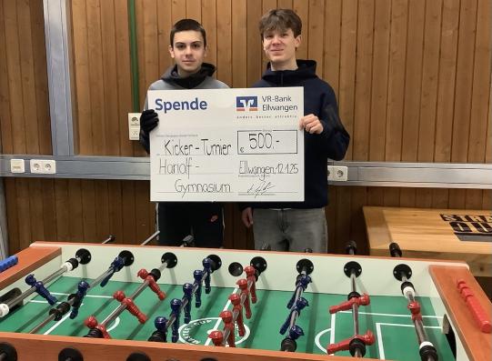 HG gewinnt Tischkicker-Cup