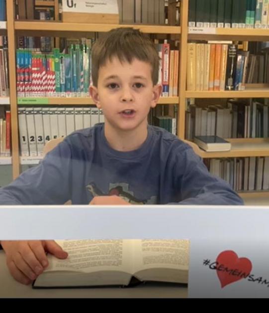 Luca Stelzer ist Kreissieger beim Vorlesewettbewerb