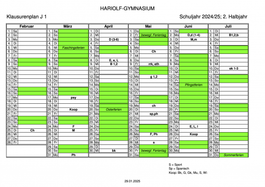 Klausurenplan J1_2024_25